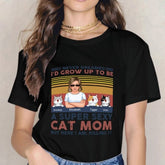Super Cat Mom - Cat Personalized Custom Unisex T-shirt - Gift For Pet Owners, Pet Lovers - lovscape